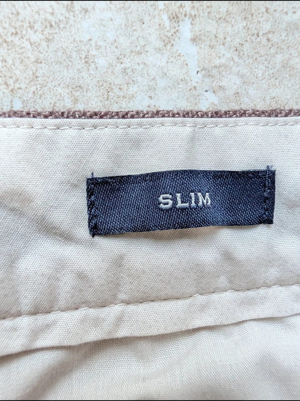 J.Crew Flex Slim Fit Pants Men's W32 L32 Heathered Brown Cotton Stretch